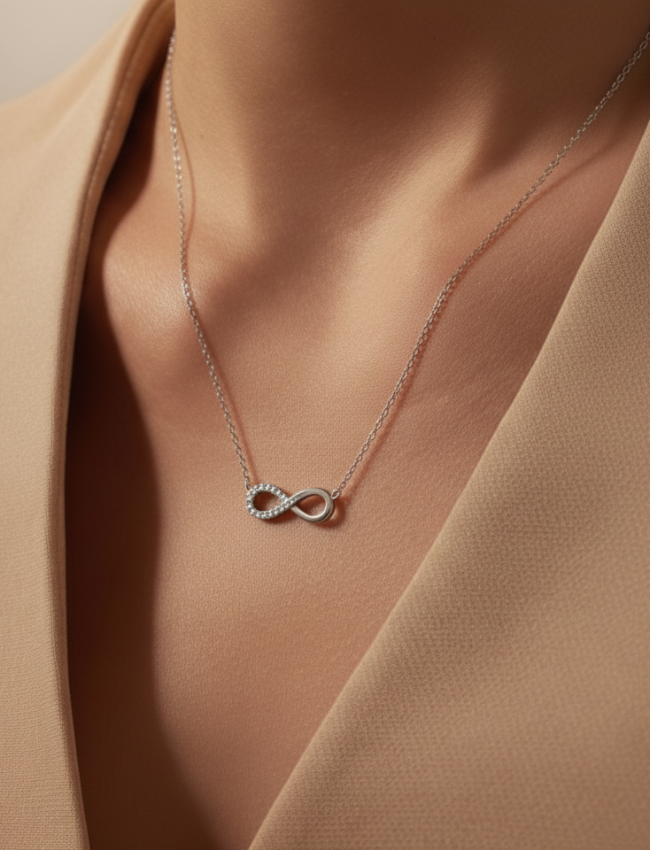 Infinity Diamond Pendant
